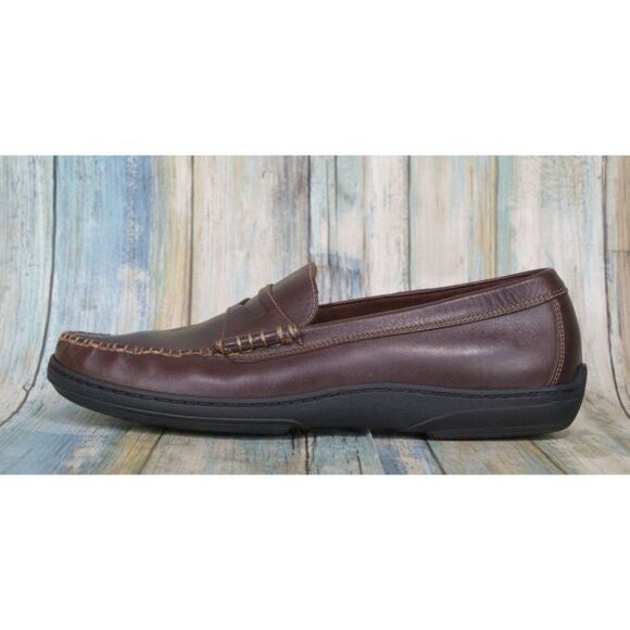 Cole Haan French Cup Penny Loafers Men\'s Size 9.5 Brown Leather Driving Moccasin main image 6